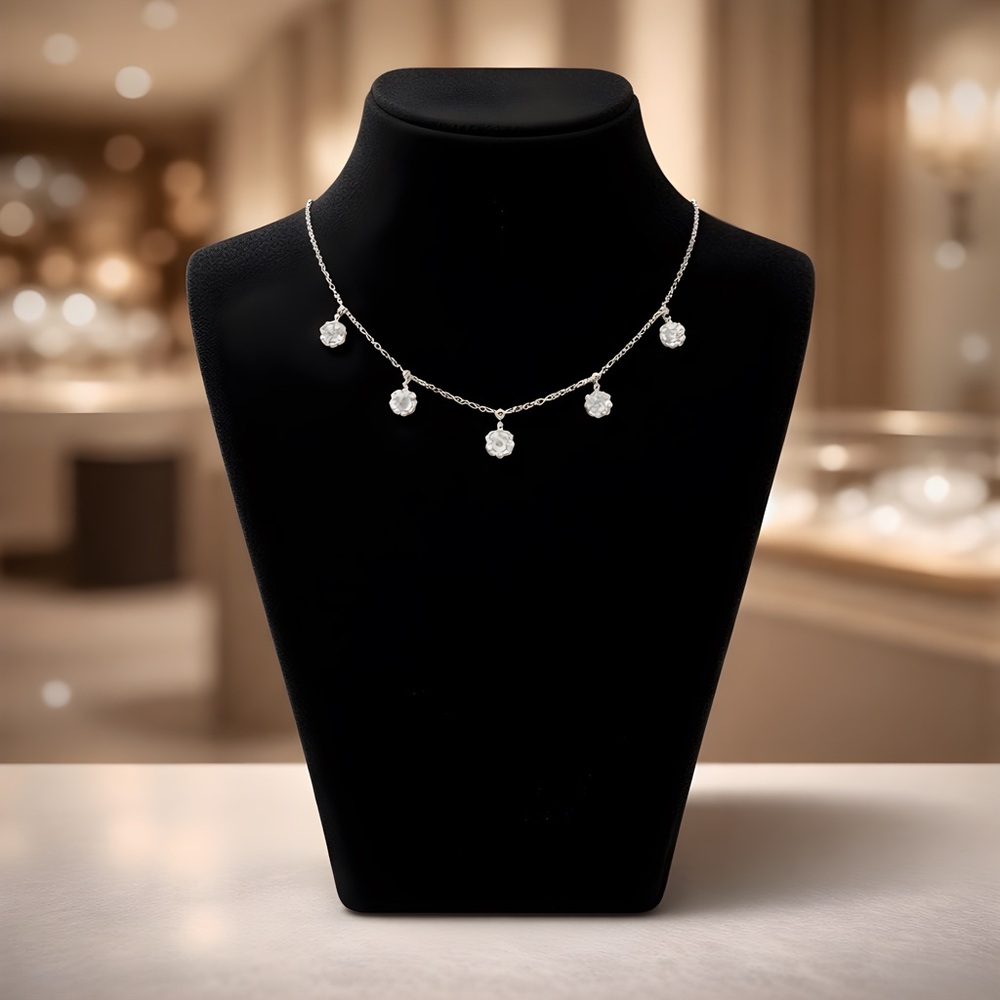 *NEW* 2.5 Carat Moissanite Necklace on 925 Silver Chain